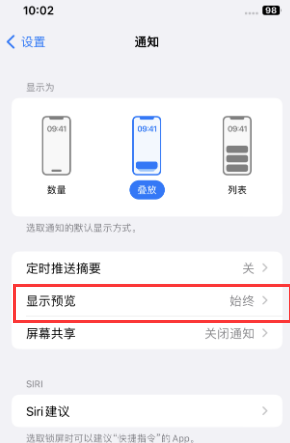 凉城苹果售后维修中心分享iPhone手机收不到通知怎么办 