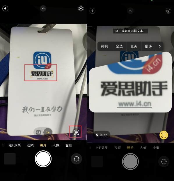 凉城苹果手机维修分享升级iOS 16后如何通过相机翻译文本 