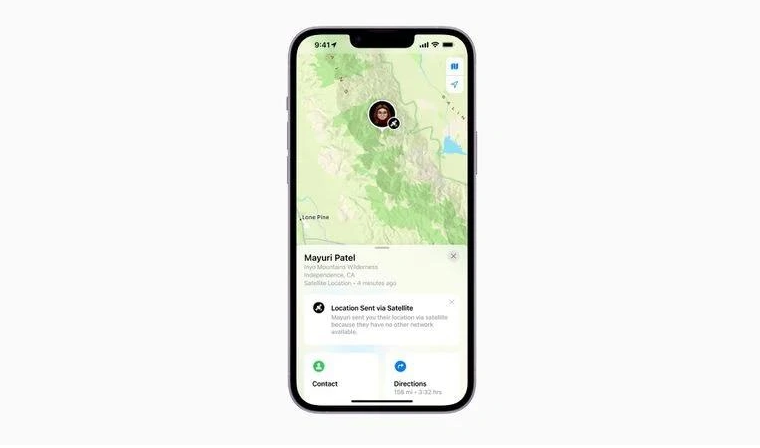 凉城苹果14维修分享iPhone14系列中 FindMy功能通过卫星分享位置方法教程 
