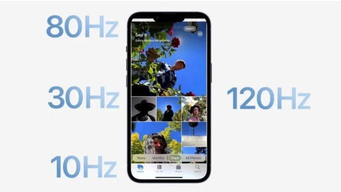 凉城苹果14维修分享iPhone 14有高刷吗 