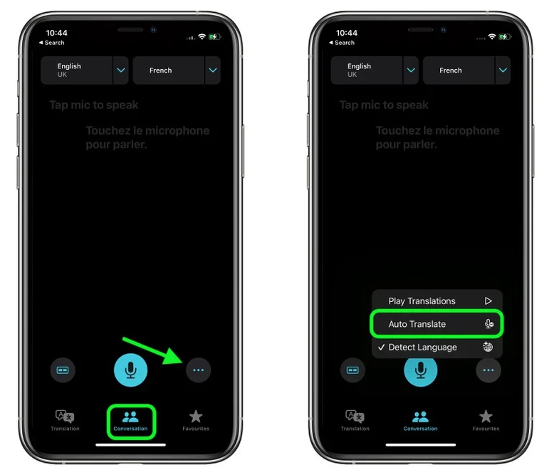 凉城苹果手机维修分享iOS 15 “翻译” App 新改进 
